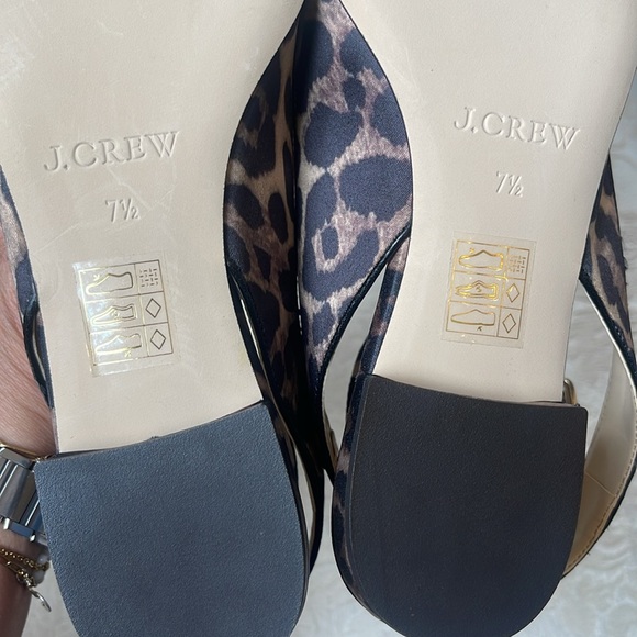 Jcrew animal print flats size 7.5. NEW - Picture 8 of 10